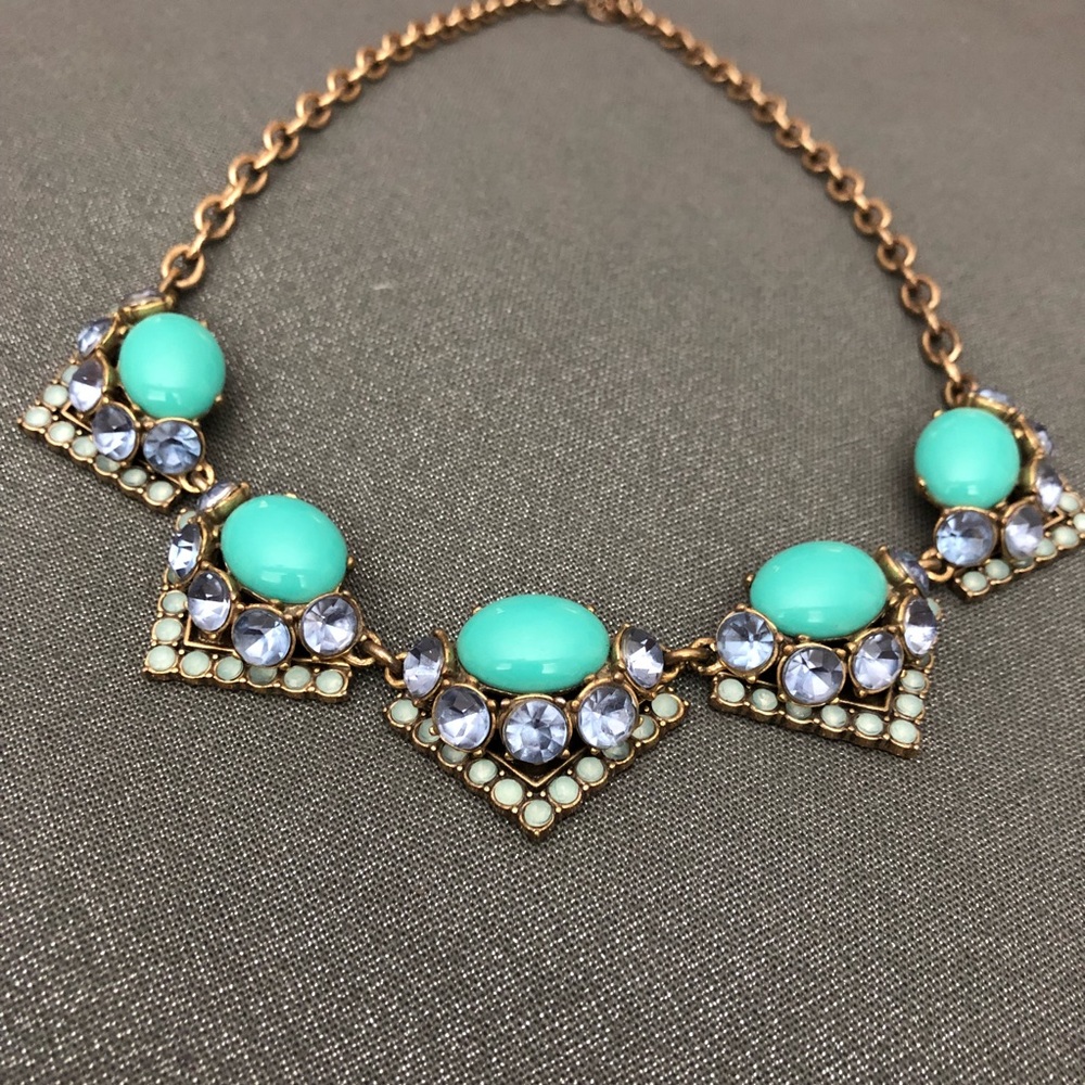 Stella & Dot Rory Necklace - blue